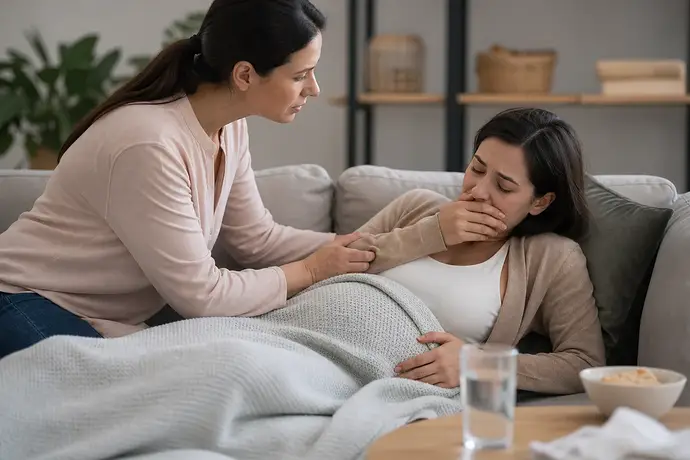 MomBaby editorial image: دليل الحمل: Hiperemezis gravidarum hakkında gerçekler