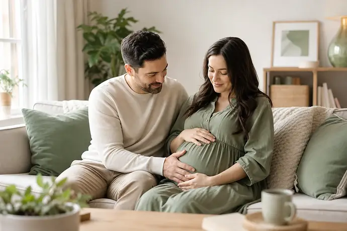 MomBaby editorial image: دليل الحمل: Partnerler bebeğin sesini ne zaman tanıyabilir?