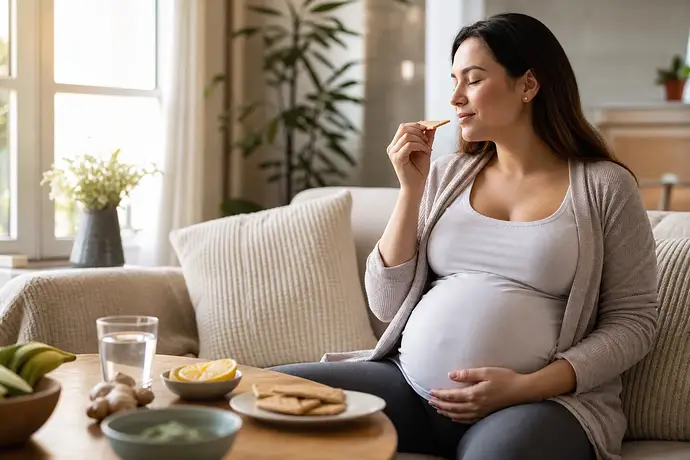 MomBaby editorial image: Hamilelikte bulantıyı azaltmanın 5 yolu