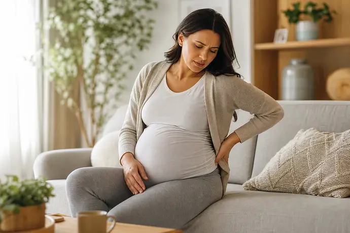 MomBaby editorial image: Guide de grossesse : grossessete pelvik kemeri ağrısı: belirtiler, nedenler ve ne zaman yardım alınmalı