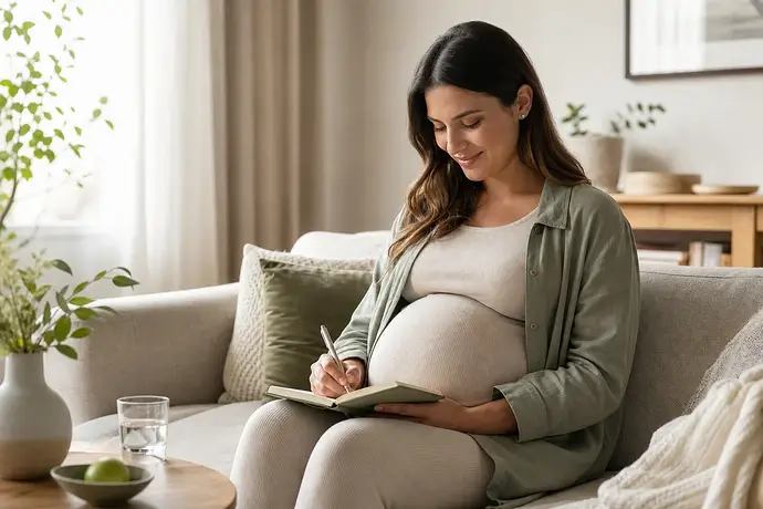 MomBaby editorial image: Hamileliğin 8. haftasında bebeğin gelişimi ve anne adayında değişimler