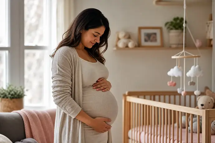 MomBaby editorial image: Guide de grossesse : Semaine de grossesse 27. nda bebeğin gelişimi ve anne adayında değişimler