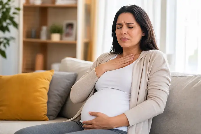 MomBaby editorial image: Guide de grossesse : grossessete mide yanması ve hazımsızlık