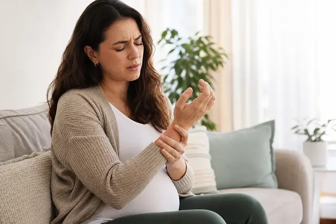 MomBaby editorial image: Hamilelikte karpal tünel sendromu