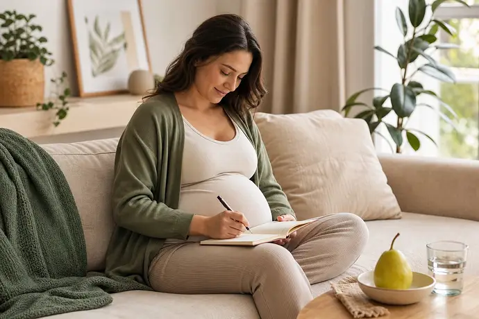 MomBaby editorial image: Hamileliğin 38. haftasında bebeğin gelişimi ve anne adayında değişimler